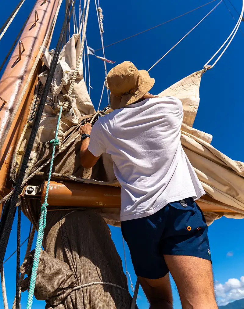 Journée à bord du Stahlratte en Guadeloupe